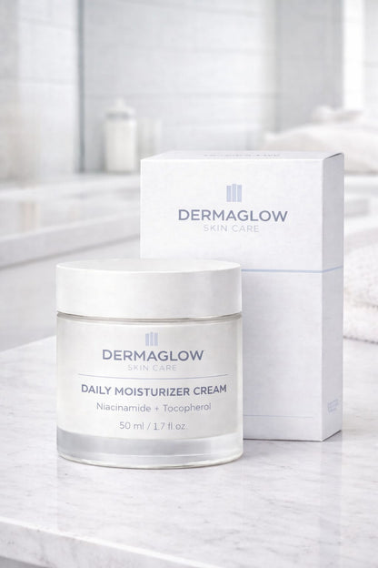 Dermaglow skincare daily moisturizer