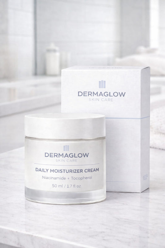 Dermaglow skincare daily moisturizer