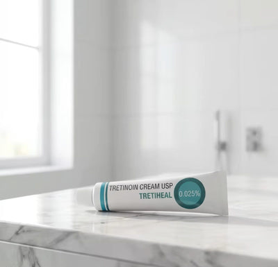 Starter Tretinoin retinoid skin plan & routine 0.025% protocol