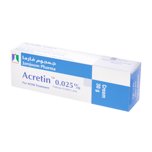 Acretin Tretinoin 0.025% 30g Low strength