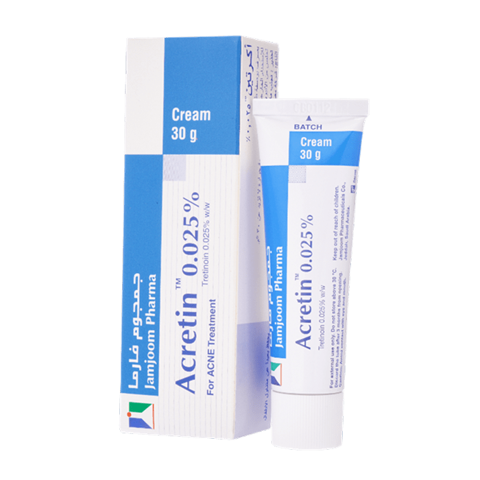 Acretin Tretinoin 0.025% 30g Low strength