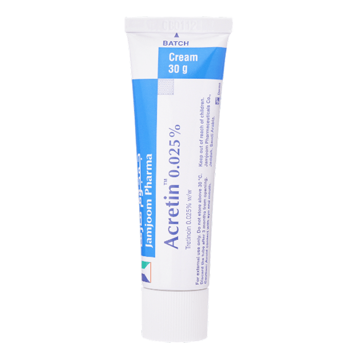Acretin Tretinoin 0.025% 30g Low strength