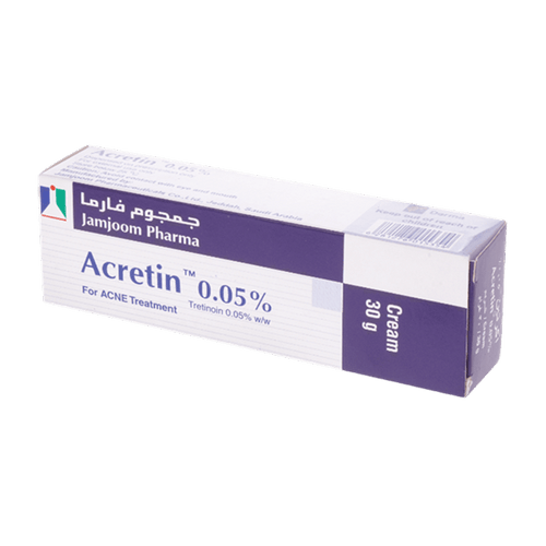 Acretin Tretinoin 0.05 30g medium strength