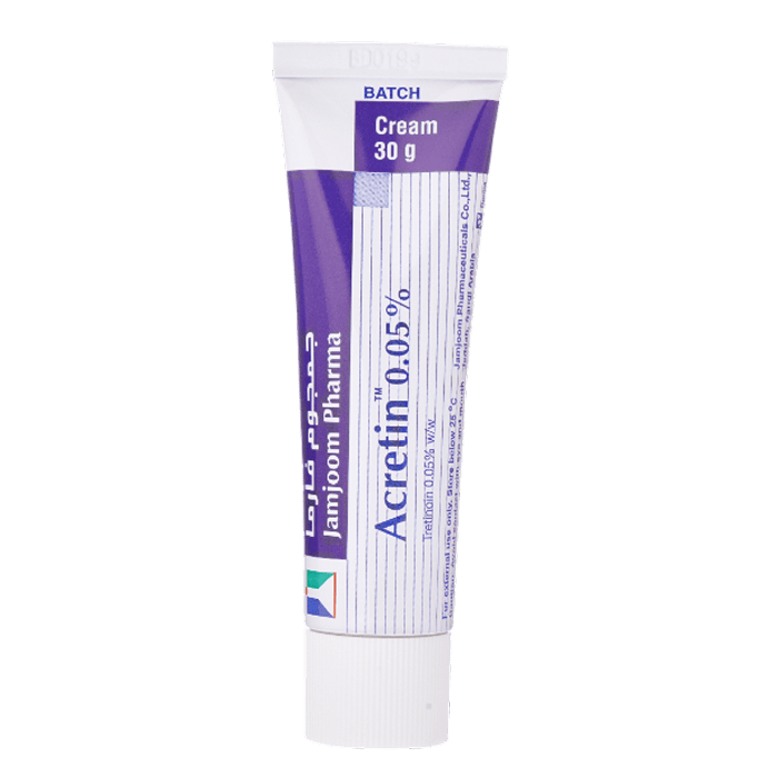 Acretin Tretinoin 0.05 30g medium strength