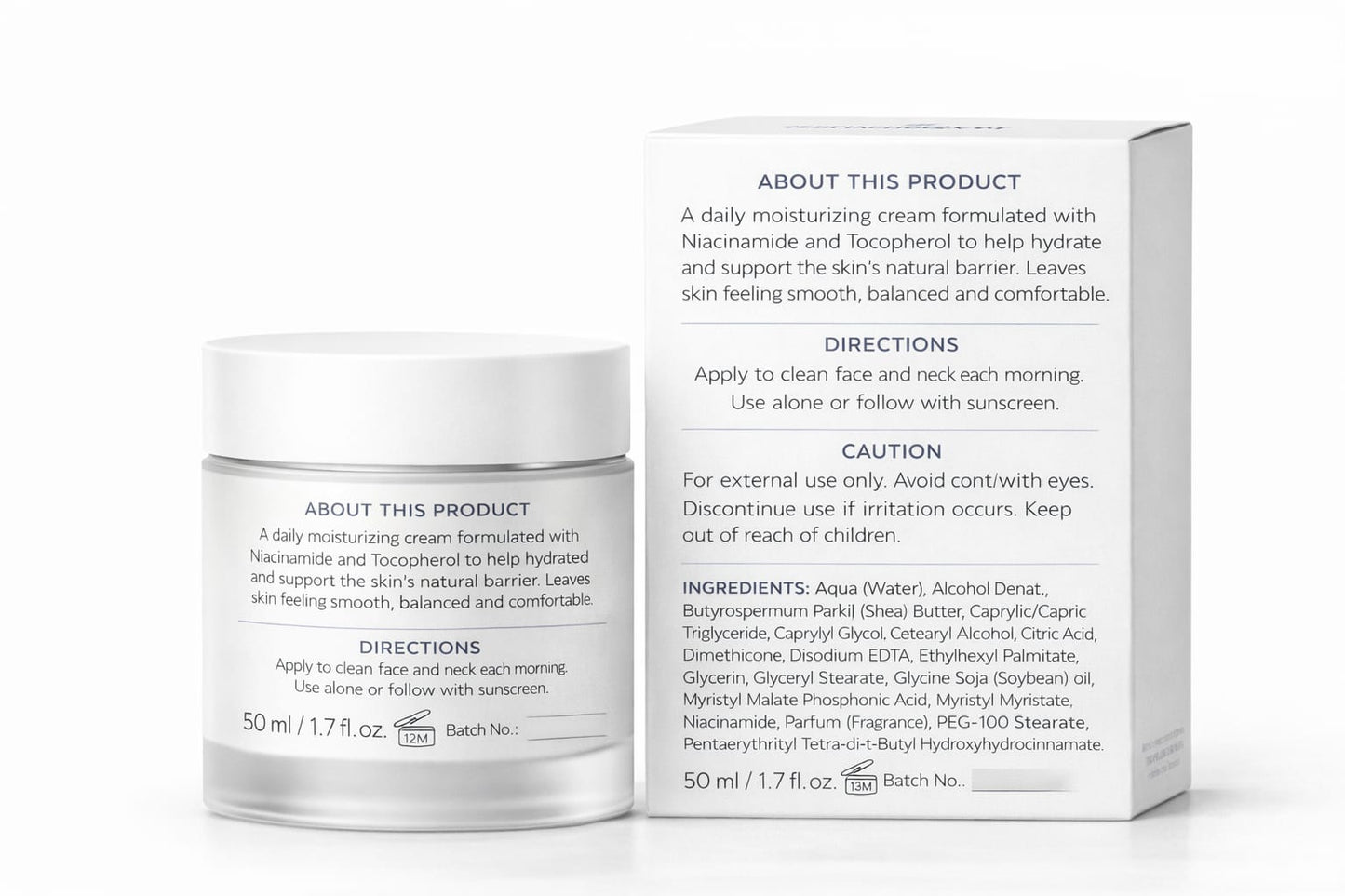 Dermaglow skincare daily moisturizer