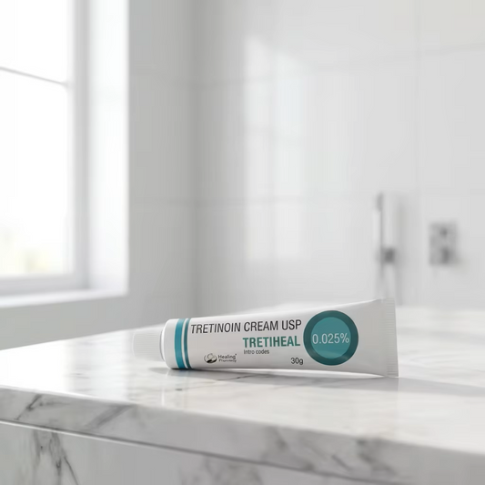 Starter Tretinoin retinoid skin plan & routine 0.025% protocol