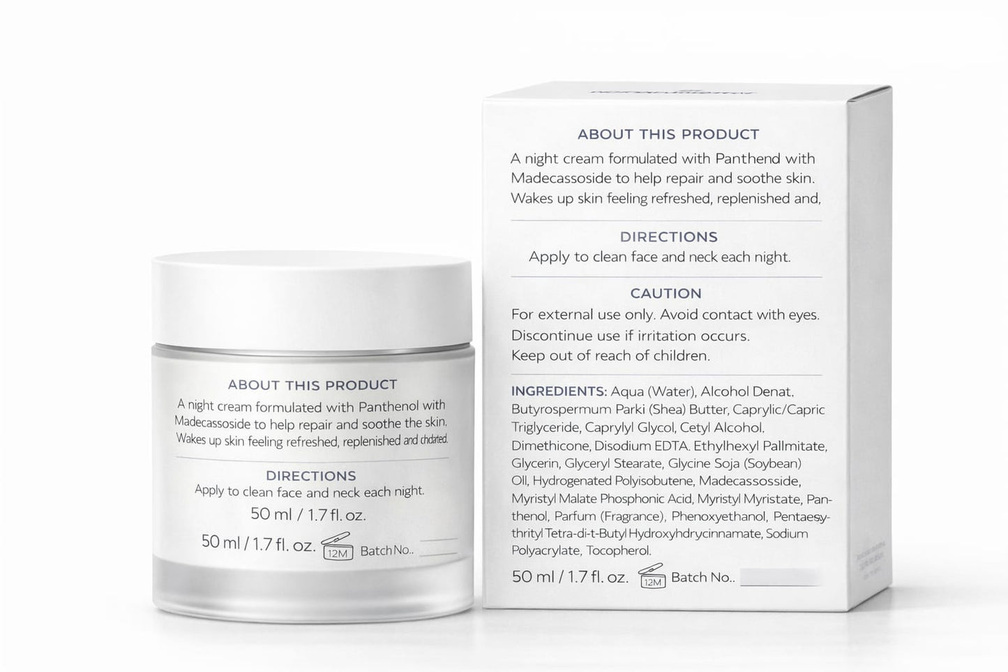 Dermaglow skincare Night repair cream